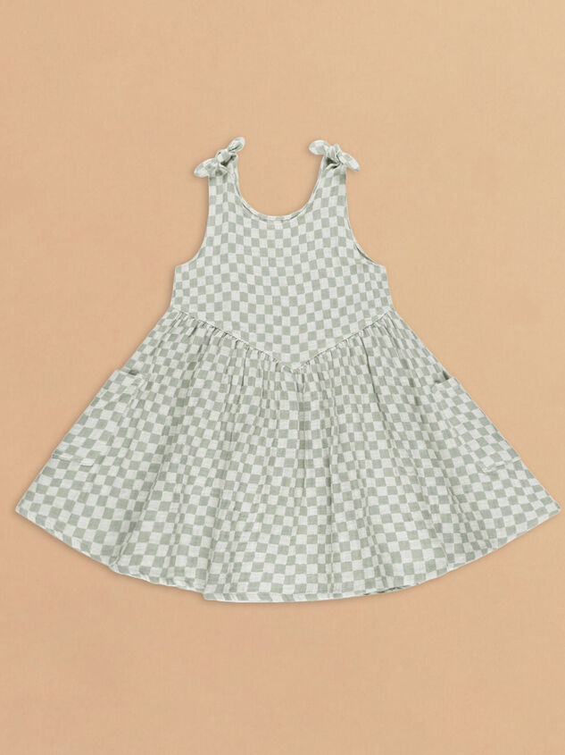 Summer Sage Check Dress by Rylee + Cru - TULLABEE