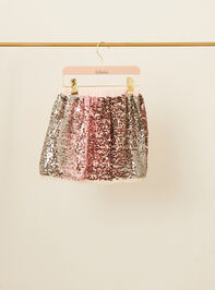 Bethany Youth Velvet Top and Sequin Skirt Detail 4 - TULLABEE
