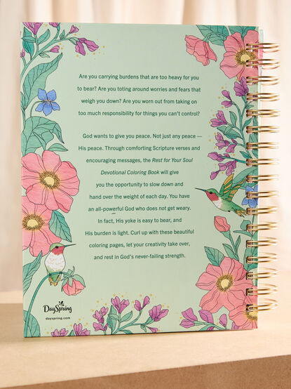 Rest For Your Soul Devotional Coloring Book - TULLABEE