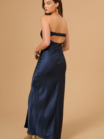 Paityn Strapless Maxi Dress - TULLABEE