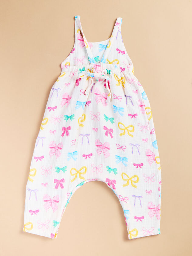 Aria Colorful Bows Tie Back Jumper Detail 3 - TULLABEE