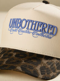 Unbothered Trucker Hat Detail 2 - TULLABEE