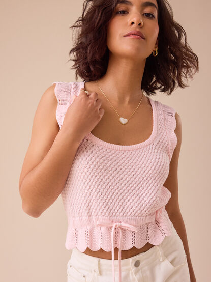 Josephina Scalloped Tank - TULLABEE