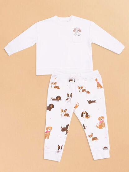 Puppy Pals Top and Pants Baby Set - TULLABEE