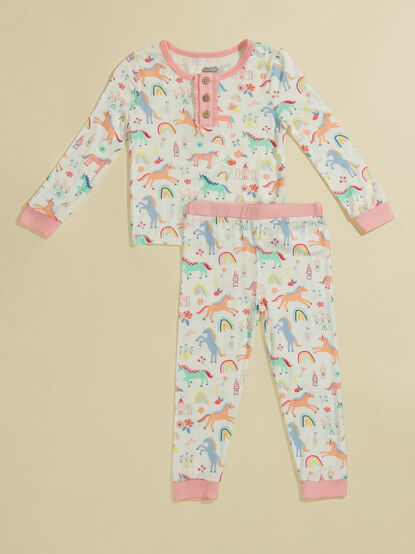Unicorn Pajama Set by MudPie - TULLABEE