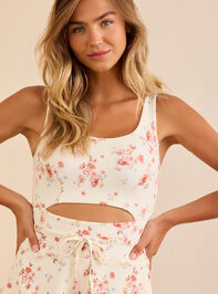 Evolution Floral Cut-Out Dress Detail 2 - TULLABEE
