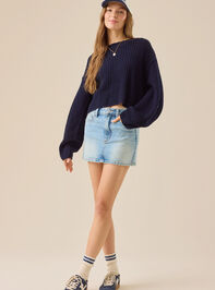 Miranda Denim Mini Skirt - TULLABEE