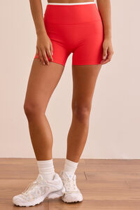Apex Active Two-Toned Biker Shorts Detail 5 - Altar'd State