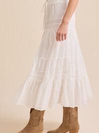 Austin Lace Midi Skirt Detail 4 - TULLABEE