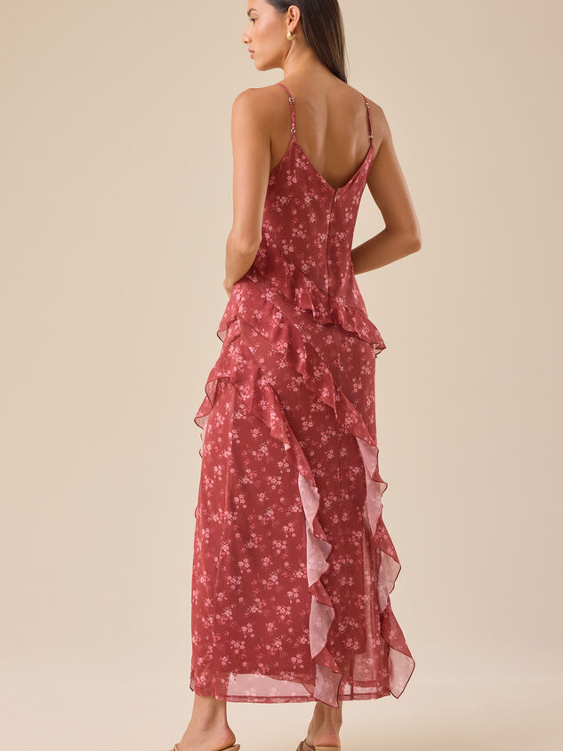 Ivy Floral Maxi Dress Detail 5 - TULLABEE