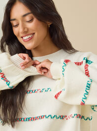 Carol Whipstitch Sweater Detail 2 - TULLABEE