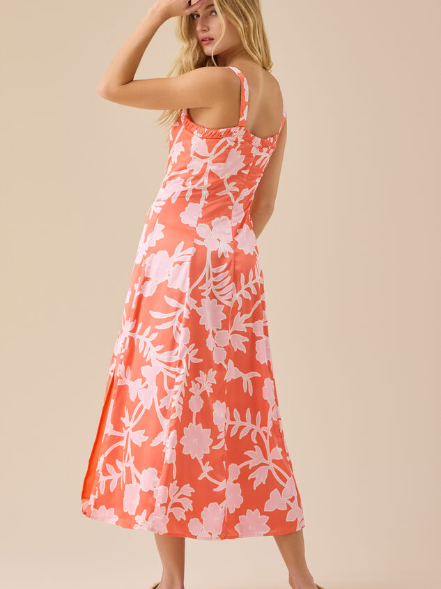 Freya Floral Maxi Dress Detail 4 - TULLABEE