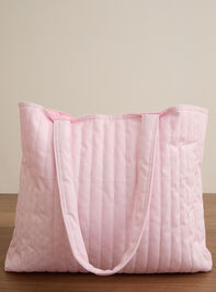 Snow Angel Large Tote Detail 6 - TULLABEE