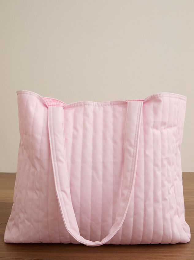 Snow Angel Large Tote Detail 6 - TULLABEE