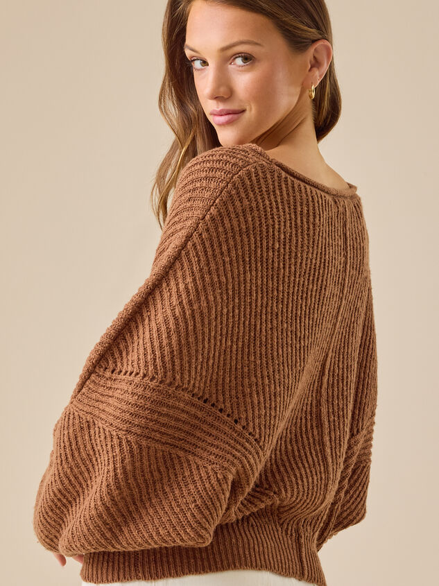 Savannah Dolman Sweater Detail 5 - TULLABEE
