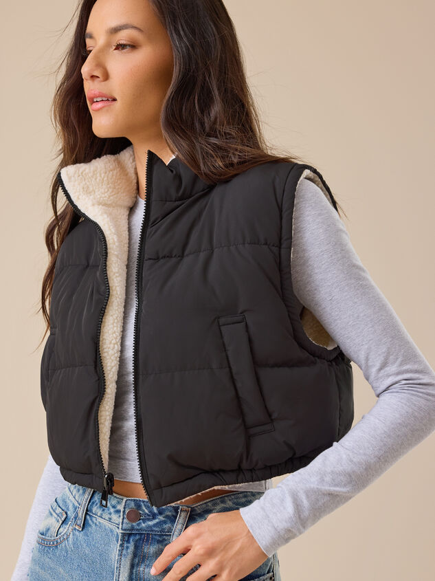 Leilani Reversible Cropped Vest - TULLABEE
