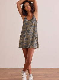 Hang Tough Camo Mini Dress Detail 2 - TULLABEE