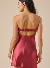 Paityn Strapless Mini Dress Detail 2 - TULLABEE