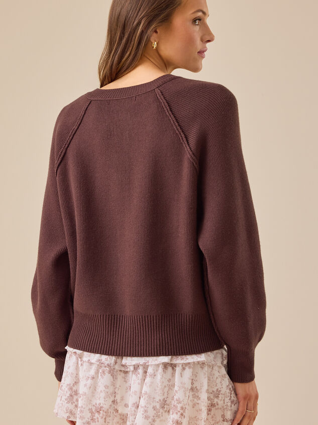 Milo Button Up Cardigan Detail 3 - TULLABEE