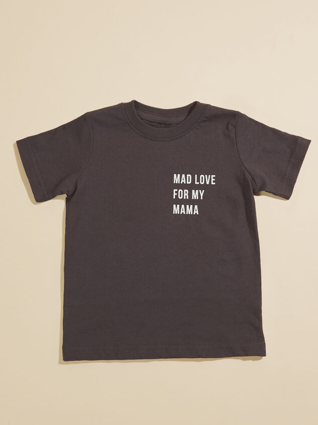 Mad Love Graphic Tee Detail 2 - TULLABEE