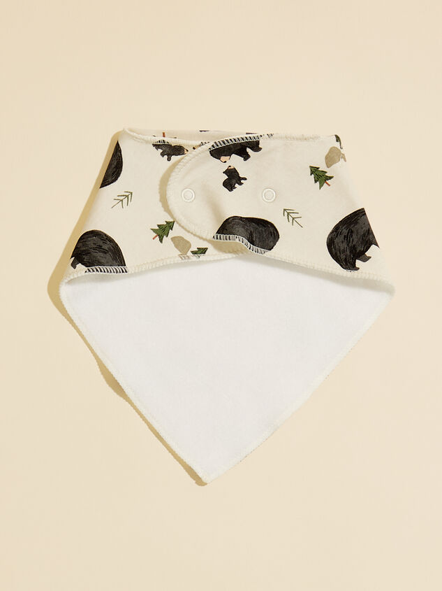 Black Bear Bib Detail 2 - TULLABEE