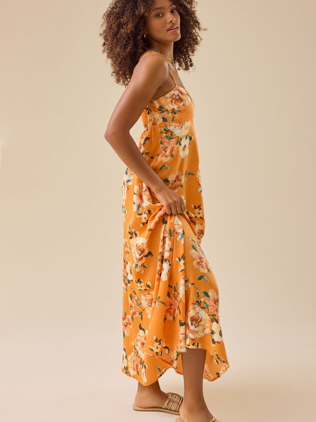 Kismet Floral Maxi Dress Detail 5 - TULLABEE