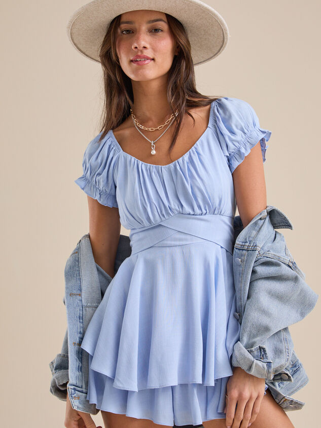 Haisley Double Layered Romper - TULLABEE