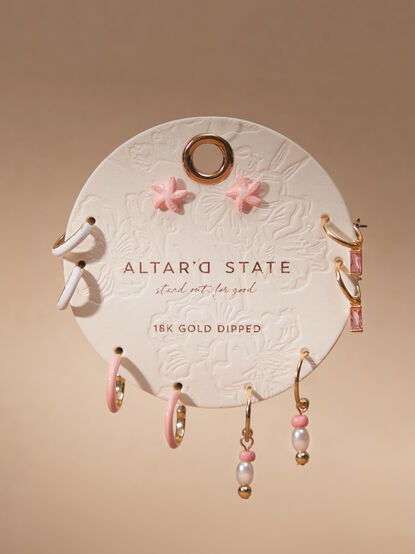 Sunset Starfish Earring Set - TULLABEE
