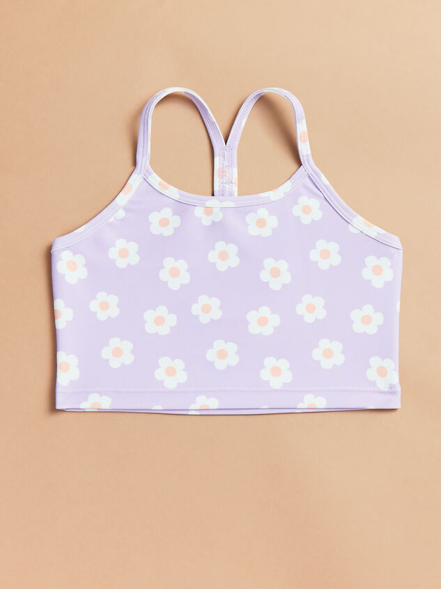 Isla Daisy Athletic Tank Detail 2 - TULLABEE