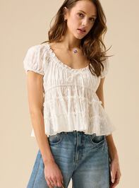 Resi Eyelet Tiered Top Detail 3 - TULLABEE