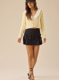 Millicent Heart Button-Down Cardigan Detail 5 - TULLABEE