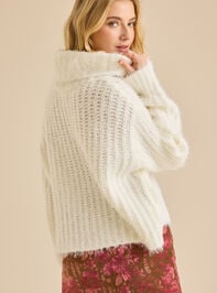 Addie Turtleneck Sweater Detail 4 - TULLABEE