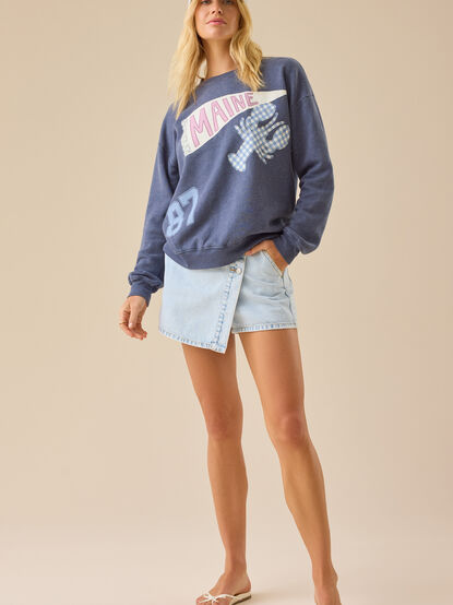 Maine Pennant Graphic Pullover - TULLABEE