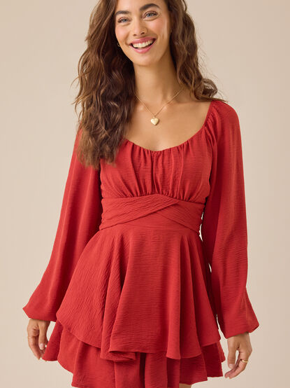 Marisol Crossover Romper - TULLABEE