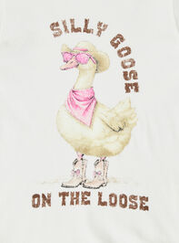 Silly Goose on the Loose Tee Detail 2 - TULLABEE