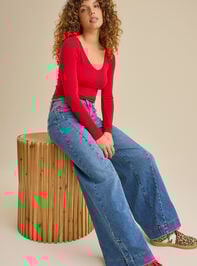 Tina Wide Leg Jeans - TULLABEE