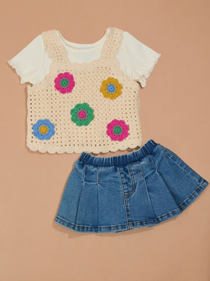 Juniper Crochet Top & Pant Set - TULLABEE