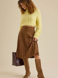 Mackenzie Pleated Midi Skirt - TULLABEE