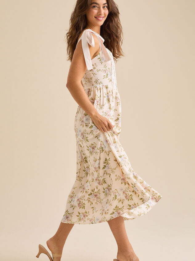 Bailey Floral Maxi Dress Detail 4 - TULLABEE