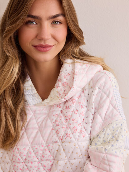 Move Free Patchwork Hoodie - TULLABEE