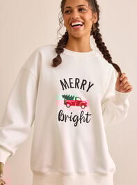 Merry and Bright Truck Pullover - TULLABEE