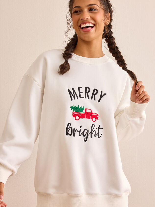 Merry and Bright Truck Pullover - TULLABEE