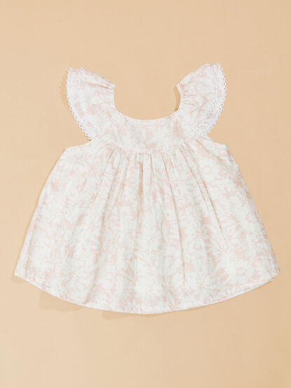Ila Flutter Floral Toddler Dress - TULLABEE