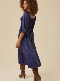 Jillie Satin Maxi Dress Detail 4 - TULLABEE