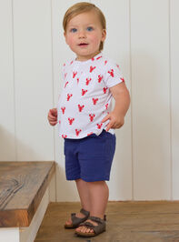You're My Lobster Polo and Shorts Set - TULLABEE