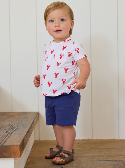 You're My Lobster Polo and Shorts Set - TULLABEE