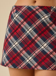 Felicity Plaid Mini Skirt Detail 3 - TULLABEE