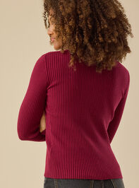 Merida Ribbed Cardigan Detail 5 - TULLABEE