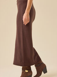 Shay Knit Midi Skirt Detail 5 - TULLABEE