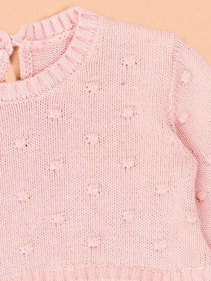 Rose Bear Popcorn Dress Set - TULLABEE